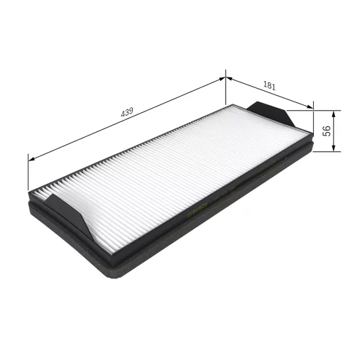 Filter vnútorného priestoru 1 987 431 168 /BOSCH/ - obr. 4
