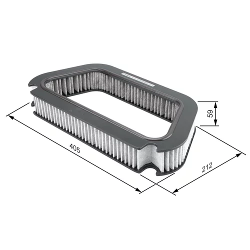 Filter vnútorného priestoru 1 987 432 423 /BOSCH/ - obr. 4