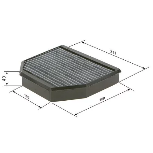 Filter vnútorného priestoru 1 987 435 508 /BOSCH/ - obr. 4