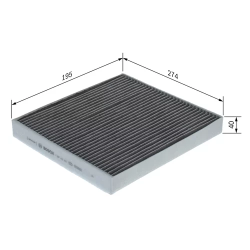 Filter vnútorného priestoru 1 987 435 622 /BOSCH/ - obr. 4