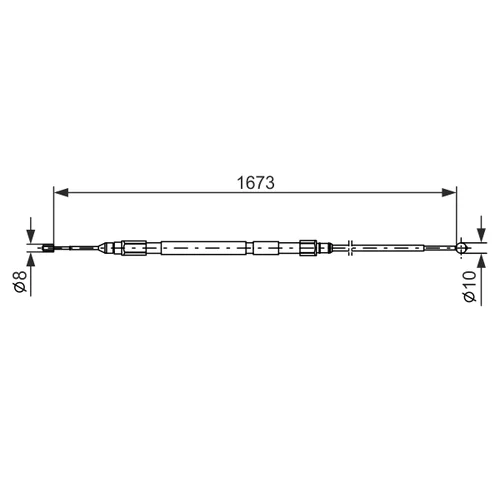 Ťažné lanko parkovacej brzdy 1 987 477 948 /BOSCH/ - obr. 4