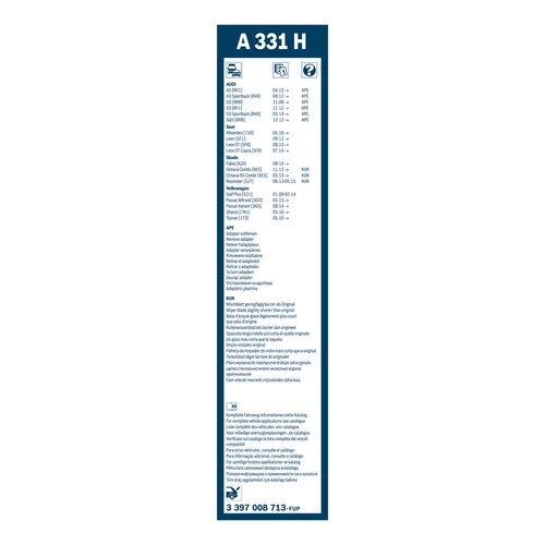 Stieracia lišta 3 397 008 713 /BOSCH/ - obr. 3