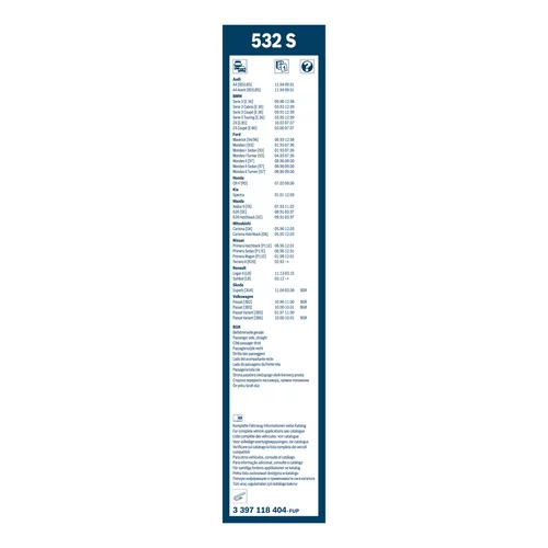 Stieracia lišta 3 397 118 404 /BOSCH/ - obr. 2