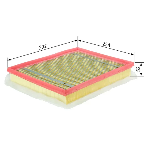 Vzduchový filter F 026 400 012 /BOSCH/ - obr. 4