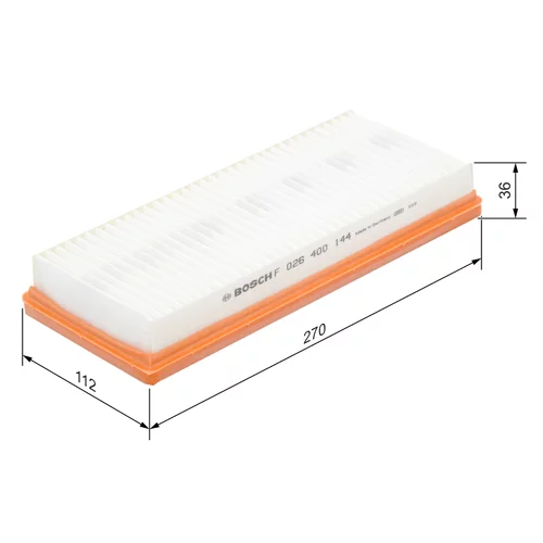 Vzduchový filter F 026 400 144 /BOSCH/ - obr. 4