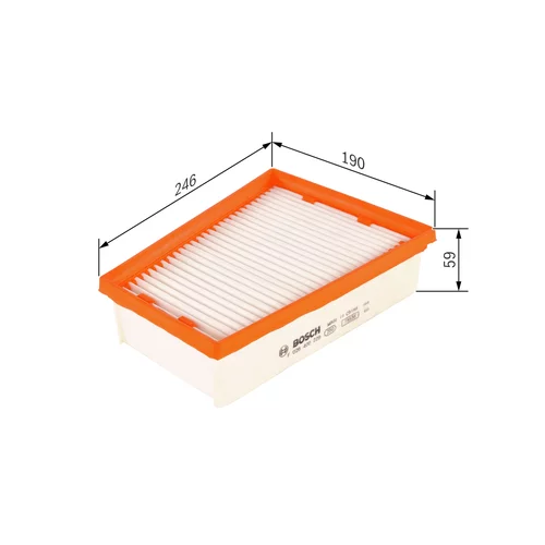 Vzduchový filter F 026 400 229 /BOSCH/ - obr. 4