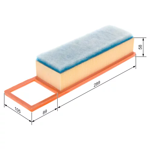 Vzduchový filter F 026 400 428 /BOSCH/ - obr. 4