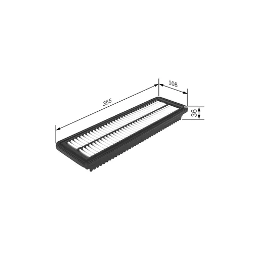 Vzduchový filter F 026 400 455 /BOSCH/ - obr. 4