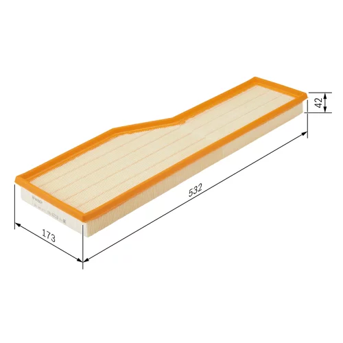 Vzduchový filter F 026 400 479 /BOSCH/ - obr. 4