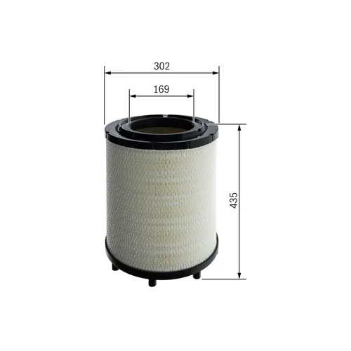 Vzduchový filter F 026 400 620 /BOSCH/ - obr. 4