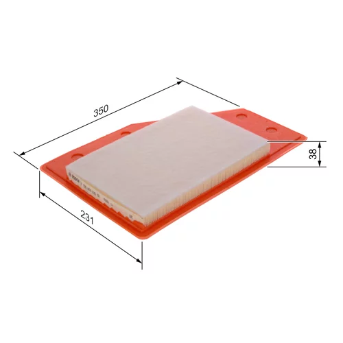 Vzduchový filter F 026 400 635 /BOSCH/ - obr. 5