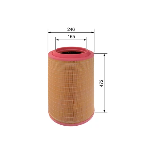 Vzduchový filter F 026 400 640 /BOSCH/ - obr. 5
