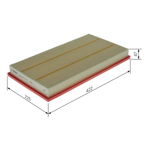Vzduchový filter F 026 400 704 /BOSCH/ - obr. 4