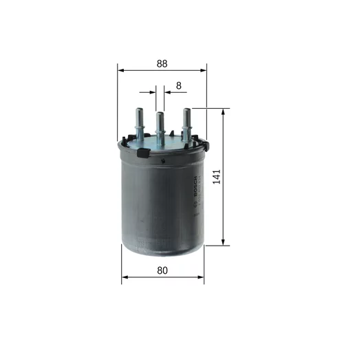 Palivový filter F 026 402 834 /BOSCH/ - obr. 4