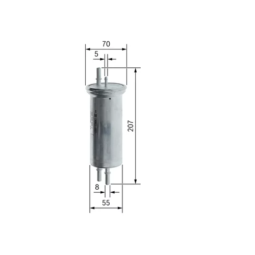 Palivový filter F 026 403 000 /BOSCH/ - obr. 4