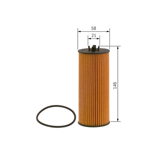 Olejový filter F 026 407 237 /BOSCH/ - obr. 4