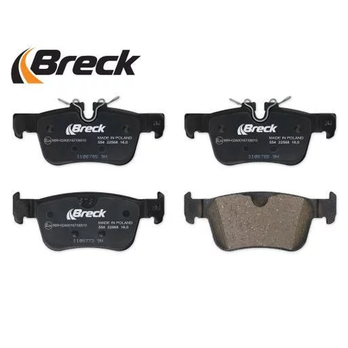 Sada brzdových platničiek kotúčovej brzdy 22568 00 554 00 /BRECK/ - obr. 2