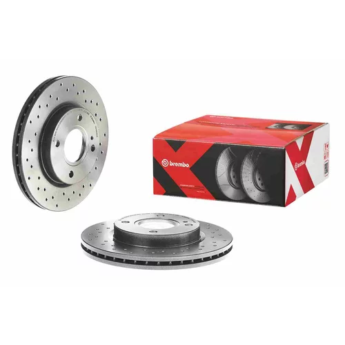 Brzdový kotúč 09.A968.2X /BREMBO/ - obr. 1