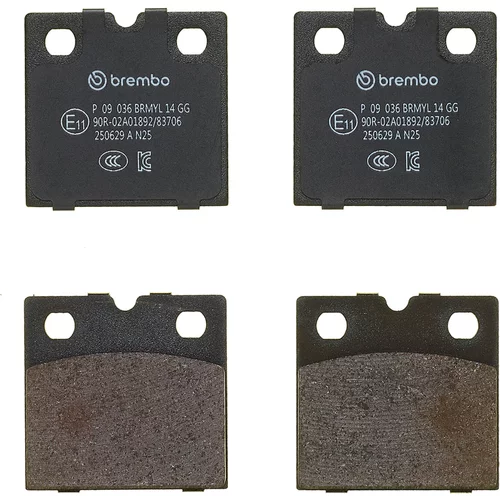 Sada brzdových platničiek, Parkovacia kotúčová brzda P 09 036 /BREMBO/ - obr. 2