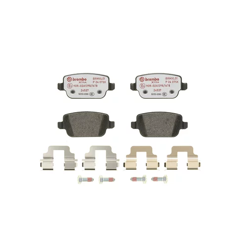 Sada brzdových platničiek kotúčovej brzdy P 24 075X /BREMBO/ - obr. 1