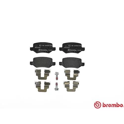 Sada brzdových platničiek kotúčovej brzdy P 50 058 /BREMBO/ - obr. 1