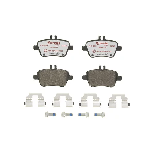 Sada brzdových platničiek kotúčovej brzdy P 50 091X /BREMBO/ - obr. 1
