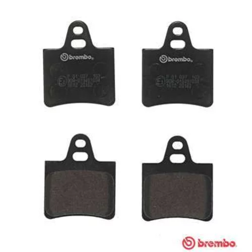 Sada brzdových platničiek kotúčovej brzdy P 61 037 /BREMBO/ - obr. 1