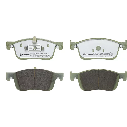 Sada brzdových platničiek kotúčovej brzdy P 61 134G /BREMBO/ - obr. 2