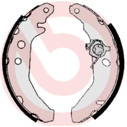 Sada brzdových čeľustí BREMBO S 24 516