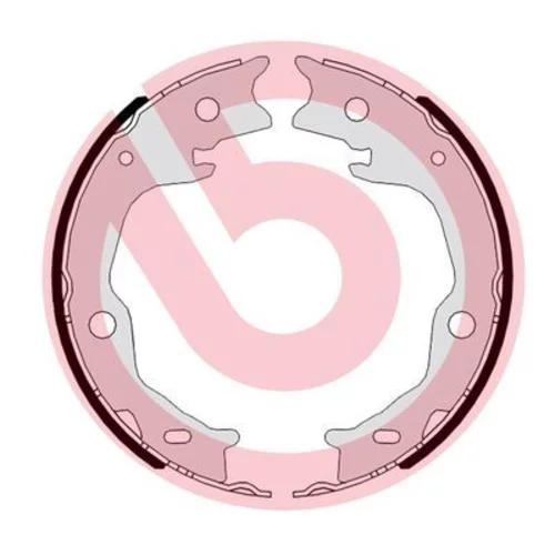 Sada brzd. čeľustí parkov. brzdy BREMBO S 83 566