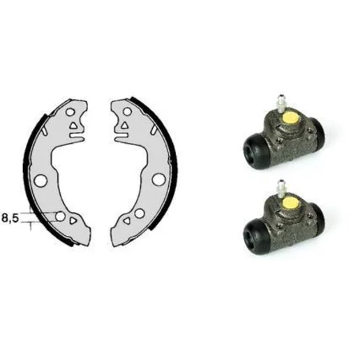 Sada brzdových čeľustí BREMBO H 61 022