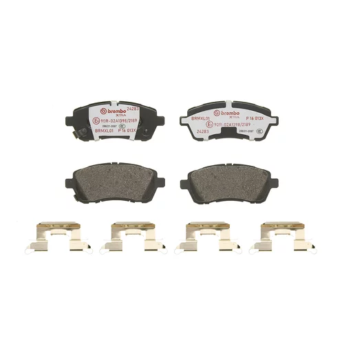 Sada brzdových platničiek kotúčovej brzdy P 16 013X /BREMBO/ - obr. 1