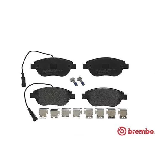 Sada brzdových platničiek kotúčovej brzdy P 23 137 /BREMBO/ - obr. 1