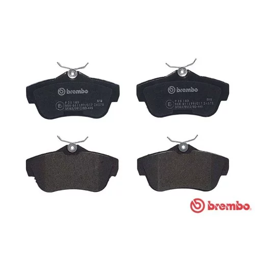 Sada brzdových platničiek kotúčovej brzdy P 23 189 /BREMBO/ - obr. 1