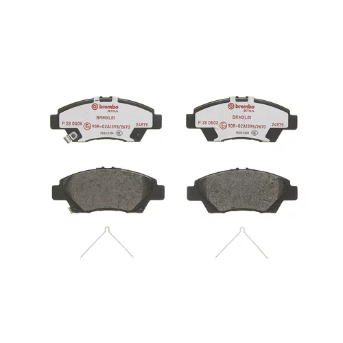 Sada brzdových platničiek kotúčovej brzdy P 28 050X /BREMBO/ - obr. 1