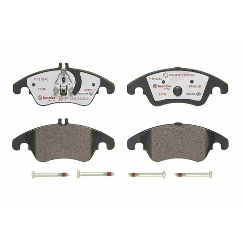 Sada brzdových platničiek kotúčovej brzdy P 50 069X /BREMBO/ - obr. 1