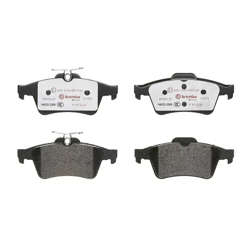 Sada brzdových platničiek kotúčovej brzdy P 59 042X /BREMBO/ - obr. 1
