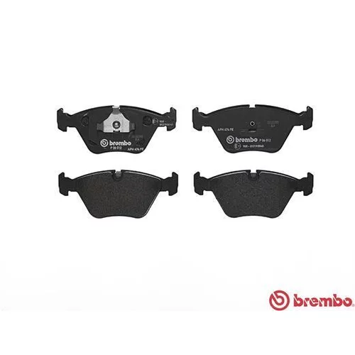 Sada brzdových platničiek kotúčovej brzdy P 06 012 /BREMBO/ - obr. 1