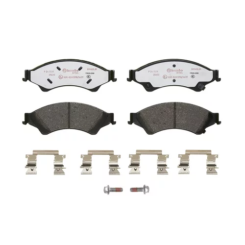 Sada brzdových platničiek kotúčovej brzdy P 24 153X /BREMBO/ - obr. 1