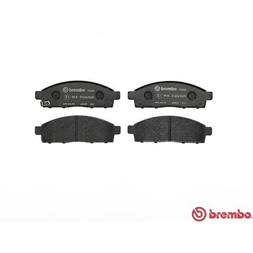 Sada brzdových platničiek kotúčovej brzdy P 54 038 /BREMBO/ - obr. 1