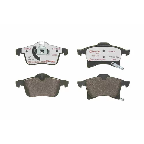 Sada brzdových platničiek kotúčovej brzdy P 59 045X /BREMBO/ - obr. 1