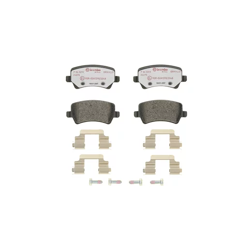 Sada brzdových platničiek kotúčovej brzdy P 86 021X /BREMBO/ - obr. 1