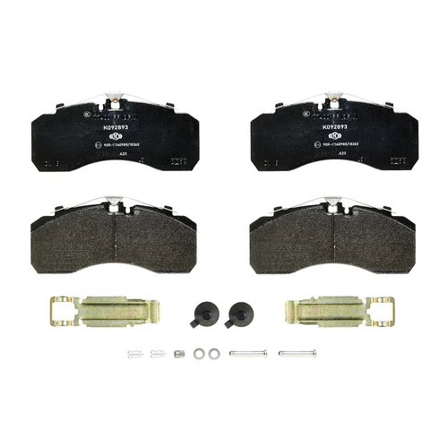 Sada brzdových platničiek kotúčovej brzdy BREMBO P B4 801S