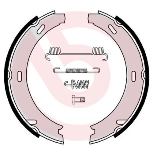 Sada brzd. čeľustí parkov. brzdy BREMBO S 50 507