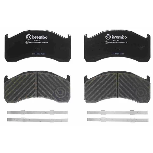 Sada brzdových platničiek kotúčovej brzdy P C7 005 /BREMBO/ - obr. 1