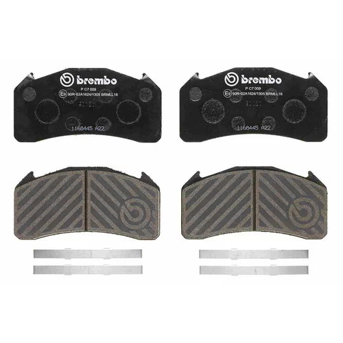 Sada brzdových platničiek kotúčovej brzdy P C7 009 /BREMBO/ - obr. 1