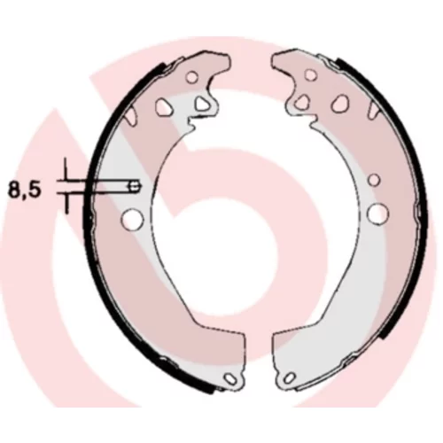Sada brzdových čeľustí BREMBO S 61 506