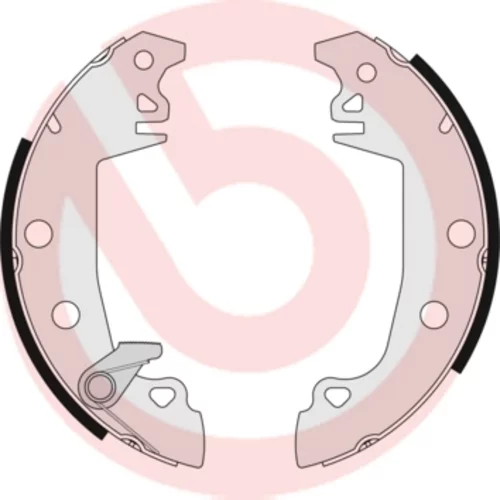 Sada brzdových čeľustí S 61 511 /BREMBO/