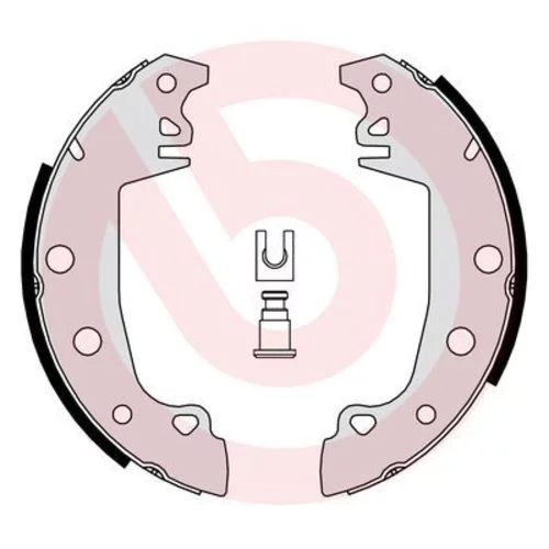 Sada brzdových čeľustí S 68 538 /BREMBO/