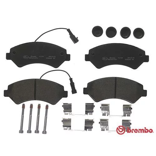 Sada brzdových platničiek kotúčovej brzdy P 23 161 /BREMBO/ - obr. 1